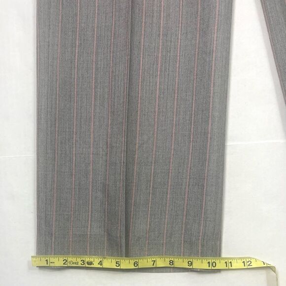 W Worth Wool Pin  Striped Pantsuit - Picture 13 of 14